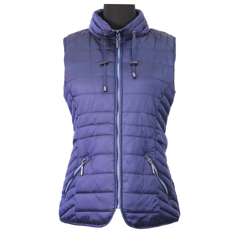 Lightweight spring autumn daily outdoor down vest womens long puffer vest